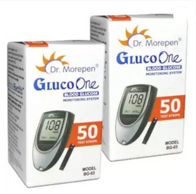 Dr. Morepen BG-03 50 Glucometer Strips 50 Glucometer Strips