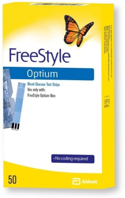 Freestyle Optium Neo 50 Strips ,Expiry More Than One Year // 50 Glucometer Strips