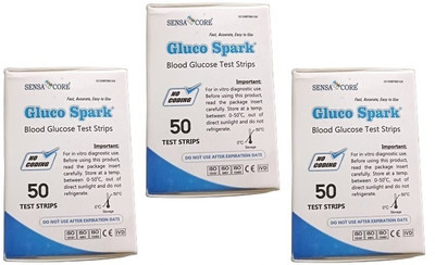 gluco spark Sensacore (3x50) 150 Glucometer Strips