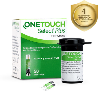 OneTouch Select Plus 50 Glucometer Strips