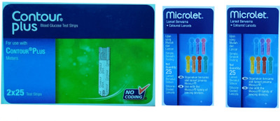 CONTOUR PLUS COR 50 Glucometer Strips