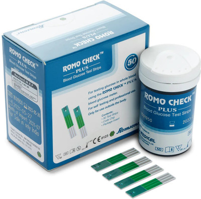 Romsons ORPST50TG 50 Glucometer Strips