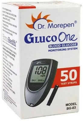 Dr. Morepen ONE BG-03 50 STRIP PACK OF 1 50 Glucometer Strips