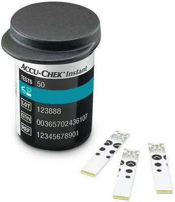 Accu Chek Instant Blood Glucose 50 Glucometer Strips