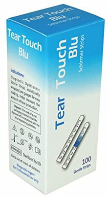 KASHSURG Schirmer Tear Test Strips with Blue Mark Pack Of 1 100 Glucometer Strips