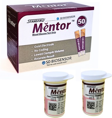 STANDARD Mentor Sugar Check Strips 50 Glucometer Strips