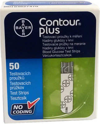 Bayer Plus Test Strip 50 50 Glucometer Strips