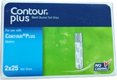 CONTOUR PLUS (CP-50) glucose test 50 Glucometer Strips