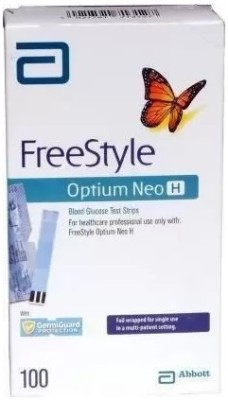 Freestyle Optium NeoH Gluco 100 Glucometer Strips