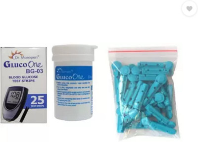 Dr. Morepen BG03 25 Glucometer Strips