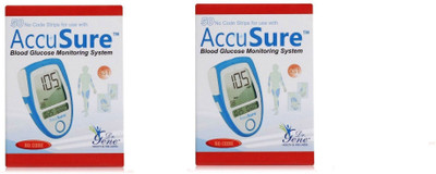 AccuSure gene 100 Glucometer Strips