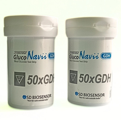 STANDARD GlucoNavii GDH Blood Glucose Test Strips 100 Glucometer Strips