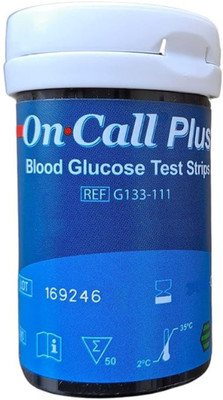 NSC On Call Plus 50 strips 50 Glucometer Strips- 50 Glucometer Strips