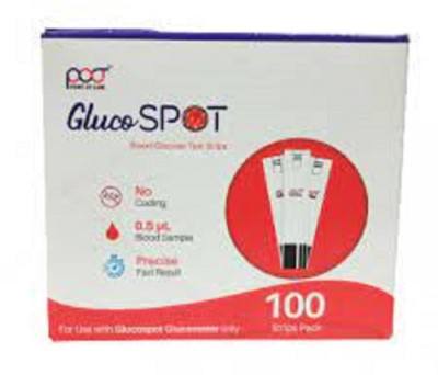 GLUCO SPOT 100 Glucometer Strips