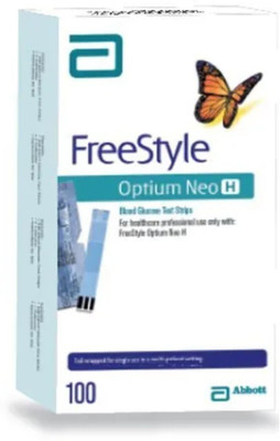 Freestyle Optium Neo H 100 Strips // Expiry More Than one year 100 Glucometer Strips