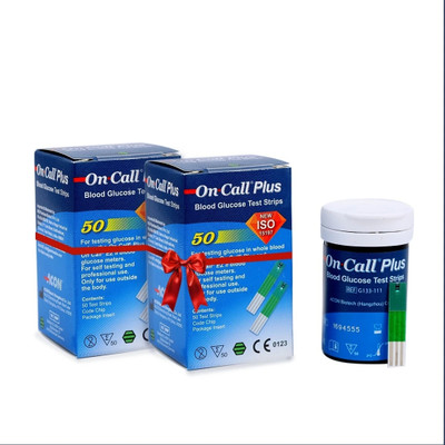 On Call G133-111 | Pack of 2 | 100 Glucometer Strips
