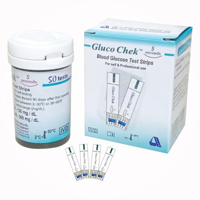 ASPEN Gluco Chek 5 Seconds 50 Glucometer Strips