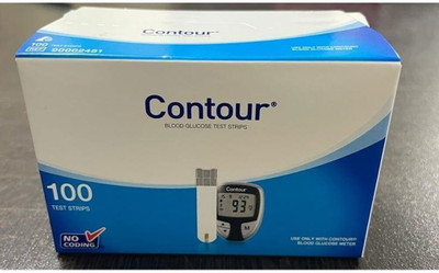 CONTOUR PLUS ( CONTOUR BLUE ) 100 Glucometer Strips