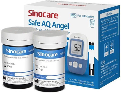 Sinocare Safe AQ ANGEL 50 Glucometer Strips