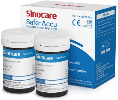 Sinocare SafeAccuStrips 50 Glucometer Strips