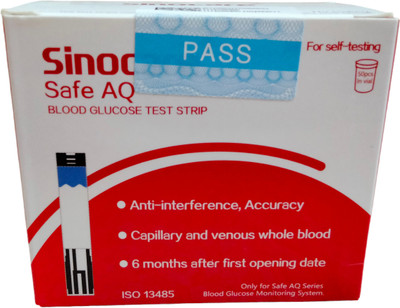 Sinocare Safe AQ Blood glucose 50 Glucometer Strips