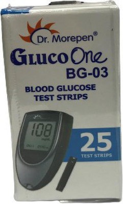 Dr. Morepen GLUCO ONE BG-03 25 Glucometer Strips