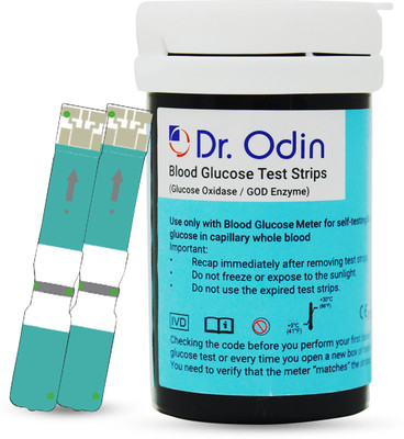 Dr. Odin GLS-73 Blood Glucose Test strip (GOD) 50 Glucometer Strips