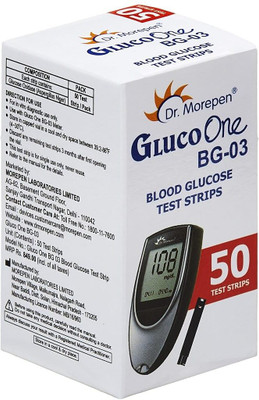 Dr. Morepen BG-03 50 Glucometer Strips