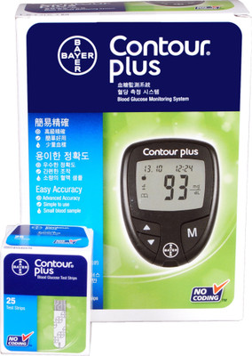Bayer Contour Plus Glucometer(Blue)