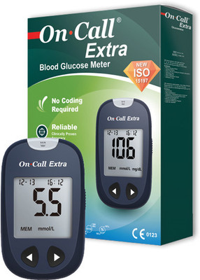On Call Plus Extra Glucometer(Blue)