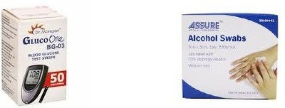 Dr. Morepen 50 strips Glucometer(White)