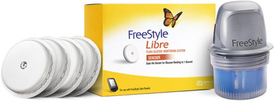 FreeStyle Libre Glucometer Sensor Pack Of 4 Glucometer(White)