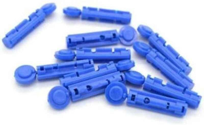 Dr. Morepen BG03 Supported Round Lancets Glucometer(Blue)