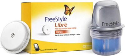 FreeStyle Libre Sensor Pack Of 2 Glucometer(White)