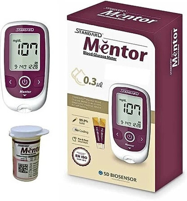 S D BIOSENSOR MENTOR Glucometer(Magenta)