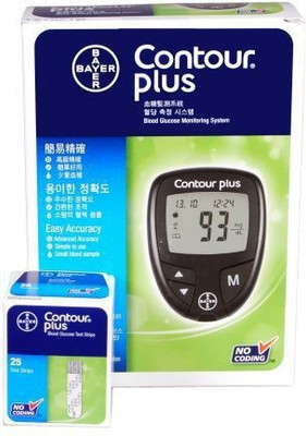 Bayer Contour Plus Glucometer(Black)