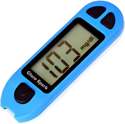 gluco spark Sugar Test Machine | Accurate Glucose Test | No Strips, Lancets & Lancing Device Glucometer(Blue)
