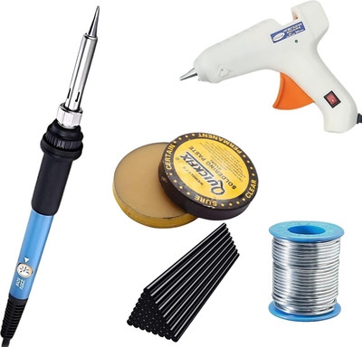 VMTRONIX GLUEGUN40WTEMPERATURECONTROLLED5BLACKSTICKSSOLDER High Temperature Corded Glue Gun(11 mm)