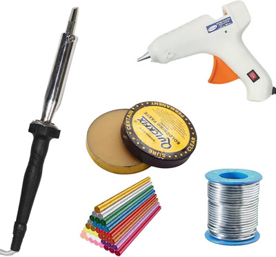 VMTRONIX GLUEGUN5GLITTERSTICKS125ROUNDIRON High Temperature Corded Glue Gun(11 mm)