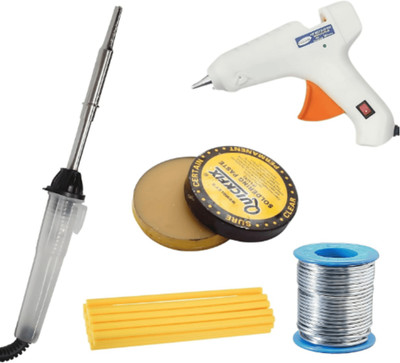 VMTRONIX GLUEGUN40W5YELLOWSTICKSLEDIRON High Temperature Corded Glue Gun(11 mm)