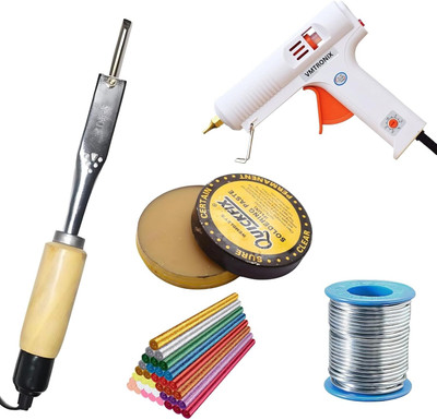VMTRONIX 150WGLUEGUN125IRON5STICKS Adjustable Temperature Corded Glue Gun(11 mm)