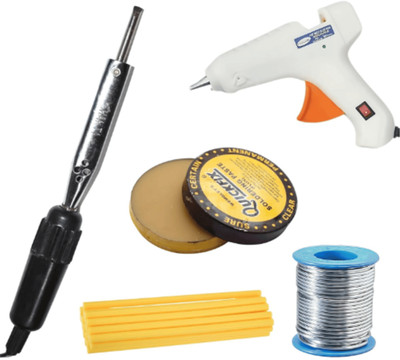 VMTRONIX GLUEGUN5YELLOWSTICKS40WGLUEGUN High Temperature Corded Glue Gun(11 mm)