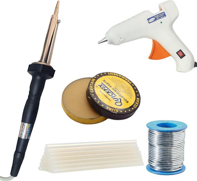 VMTRONIX GLUEGUN5TRANSP[ARENTGLUESTICKS60WIRON High Temperature Corded Glue Gun(200 mm)