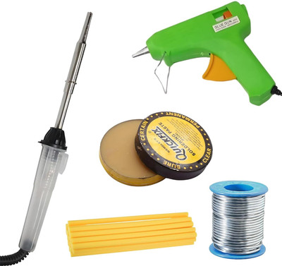 VMTRONIX GLUGUNWITH5YELLOWSTICKS High Temperature Corded Glue Gun(200 mm)