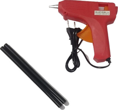 shakti GLUE GUN WITH 2 BLACK STICKS Adjustable Temperature Corded Glue Gun(2 mm)