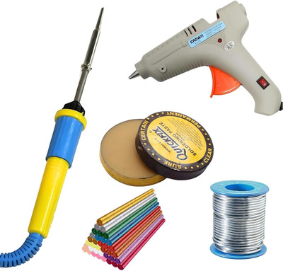 VMTRONIX GLUEGFUN150W5GLITTERSTICKSSOLDERPASTE High Temperature Corded Glue Gun(11 mm)