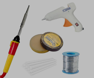 VMTRONIX GLUEGUN40W5WHITESTICKS25WIRON High Temperature Corded Glue Gun(200 mm)