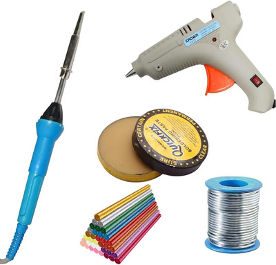 VMTRONIX GLUEGUNFOR150W5GLITTERSTICKS50WROUND High Temperature Corded Glue Gun(11 mm)