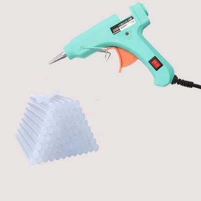Atrocitus Mini Professional Hot Melt Glue Gun 20watt-with ON/Off Switch+ 50GlueStick Standard Temperature Corded Glue Gun(7 mm)