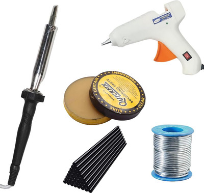VMTRONIX GLUEGUN40WBLACKGLUESTICKS125WROUND Low Temperature Corded Glue Gun(11 mm)